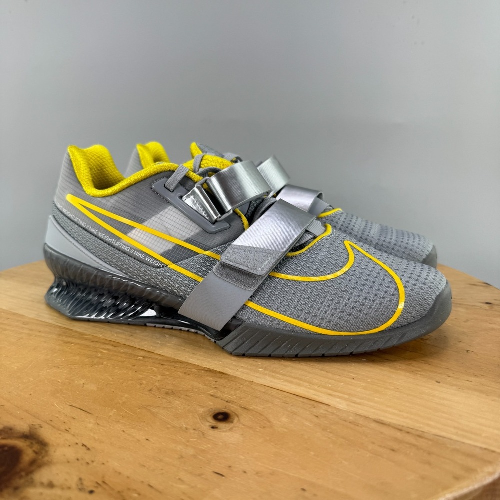 Mens 6 / Womens 7.5 - Nike Romaleos 4 SE Weightlifting Shoes Training Gray NEW